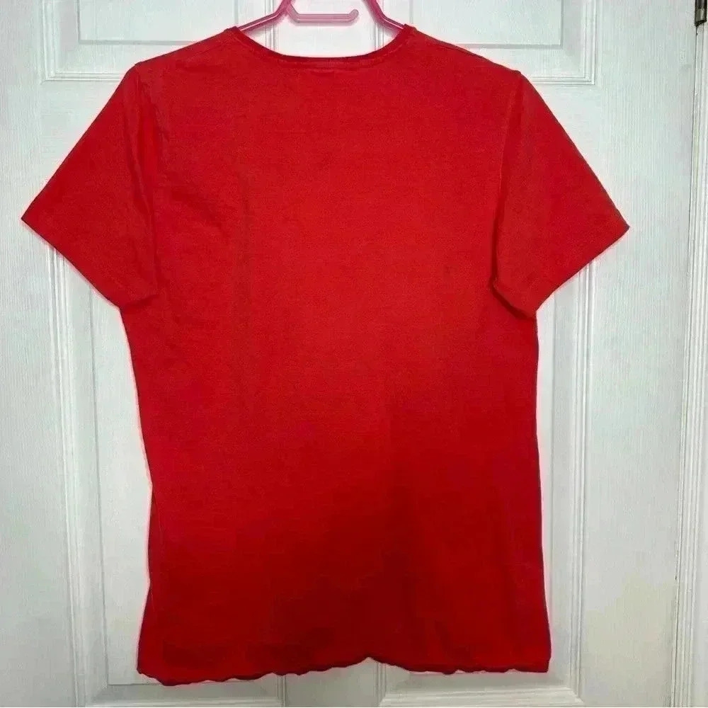 U.S. Polo Assn T-Shirt  Orange/Black/White Size XL - Picture 8 of 16